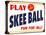 Skeeball Sign-Retroplanet-Stretched Canvas