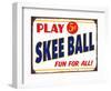 Skeeball Sign-Retroplanet-Framed Premium Giclee Print