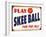 Skeeball Sign-Retroplanet-Framed Giclee Print