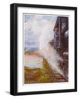 Skeens River Canada-E.p. Kinsella-Framed Art Print