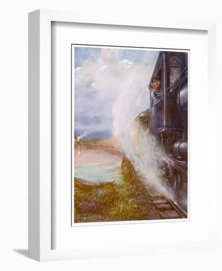 Skeens River Canada-E.p. Kinsella-Framed Art Print