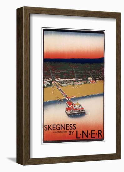 Skegness Form Air-null-Framed Art Print