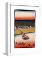 Skegness Form Air-null-Framed Art Print