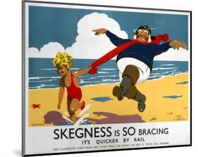 Skegness Is So Bracing-null-Mounted Art Print