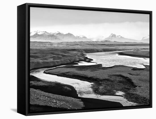 Skeidararsandur, an Almost Desert Plain That Is Mainly Made of Volcanic Sands, Iceland-Nadia Isakova-Framed Stretched Canvas