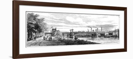 Skeldergate Bridge, York. North Yorkshire, 19th Century-null-Framed Giclee Print