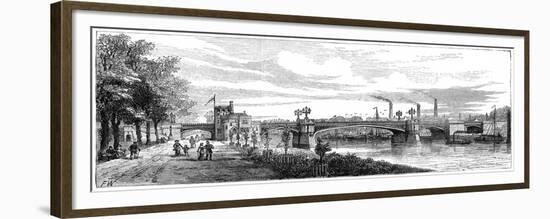 Skeldergate Bridge, York. North Yorkshire, 19th Century-null-Framed Giclee Print