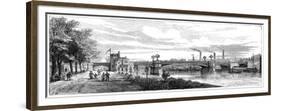 Skeldergate Bridge, York. North Yorkshire, 19th Century-null-Framed Giclee Print