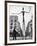 Skeletal Giacometti Sculpture on Parisian Street-Gordon Parks-Framed Photographic Print