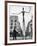 Skeletal Giacometti Sculpture on Parisian Street-Gordon Parks-Framed Photographic Print