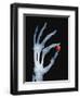 Skeletal Hand Holding Computer Chip-Charles O'Rear-Framed Photographic Print