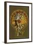 Skeleton and Guitar-Lantern Press-Framed Art Print