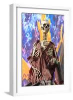 Skeleton at A Amusement Park Ghost Train-Zechal-Framed Photographic Print