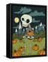 Skeleton Boy-Lauren Ramer-Framed Stretched Canvas