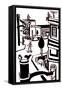 Skeleton City-Josh Byer-Framed Stretched Canvas