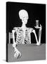 Skeleton Holding Hourglass-Bettmann-Stretched Canvas