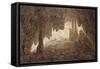 Skeleton in the Cave-Caspar David Friedrich-Framed Stretched Canvas