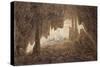 Skeleton in the Cave-Caspar David Friedrich-Stretched Canvas