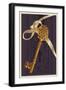 Skeleton Key-Lantern Press-Framed Art Print