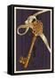 Skeleton Key-Lantern Press-Framed Stretched Canvas
