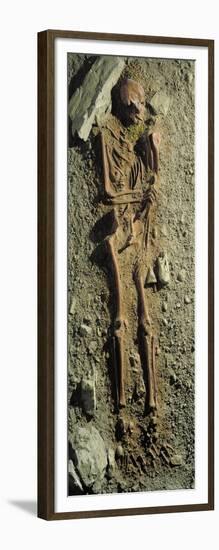 Skeleton known as Young Prince, from Burial of Arene Candide Cave, in Surroundings of Finale Ligure-null-Framed Giclee Print