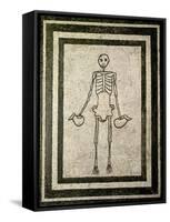 Skeleton of a Cupbearer-Roman-Framed Stretched Canvas