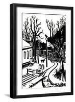 Skeleton on the Hill-Josh Byer-Framed Giclee Print