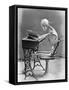 Skeleton Reading at Desk-Bettmann-Framed Stretched Canvas