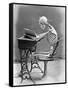 Skeleton Reading at Desk-Bettmann-Framed Stretched Canvas