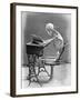 Skeleton Reading at Desk-Bettmann-Framed Premium Photographic Print