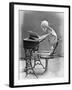 Skeleton Reading at Desk-Bettmann-Framed Premium Photographic Print