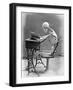 Skeleton Reading at Desk-Bettmann-Framed Photographic Print