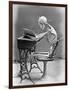 Skeleton Reading at Desk-Bettmann-Framed Photographic Print