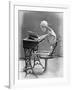 Skeleton Reading at Desk-Bettmann-Framed Photographic Print