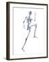 Skeleton Running-PASIEKA-Framed Photographic Print