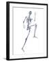 Skeleton Running-PASIEKA-Framed Photographic Print