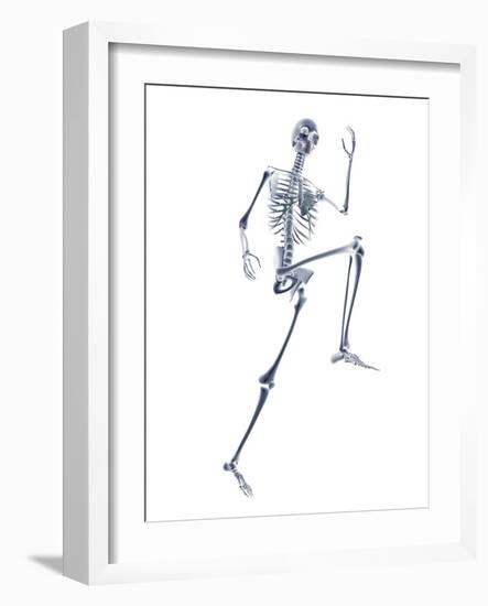 Skeleton Running-PASIEKA-Framed Photographic Print