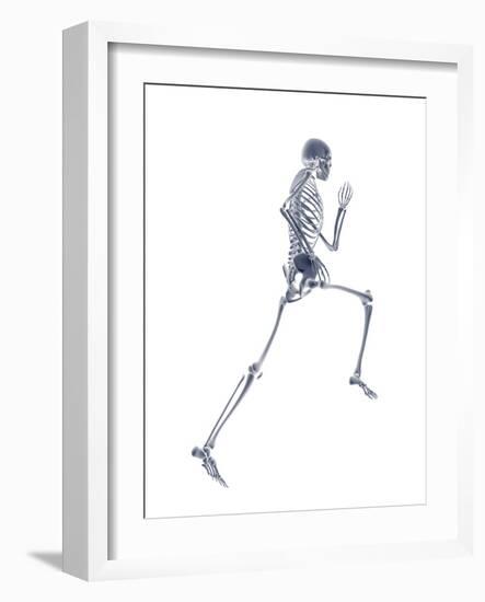 Skeleton Running-PASIEKA-Framed Photographic Print