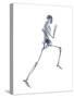Skeleton Running-PASIEKA-Stretched Canvas