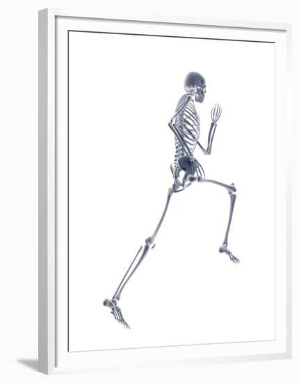 Skeleton Running-PASIEKA-Framed Premium Photographic Print