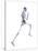 Skeleton Running-PASIEKA-Stretched Canvas