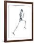 Skeleton Running-PASIEKA-Framed Photographic Print