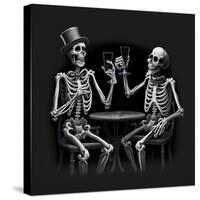 Skeleton V-null-Stretched Canvas