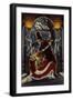 Skeletons Dancing in Graveyard-Lantern Press-Framed Art Print