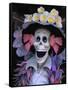 Skeletons, Day of the Dead, Paper Mache Sculpture, Oaxaca, Mexico-Judith Haden-Framed Stretched Canvas