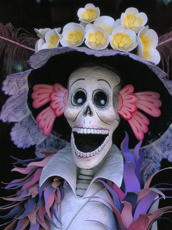 Skeletons, Day of the Dead, Paper Mache Sculpture, Oaxaca, Mexico'  Photographic Print - Judith Haden | AllPosters.com