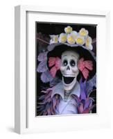 Skeletons, Day of the Dead, Paper Mache Sculpture, Oaxaca, Mexico-Judith Haden-Framed Photographic Print