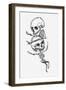 Skeletons, Illustration from "Complainte de L'Oubli et des Morts"-Jules Laforgue-Framed Giclee Print