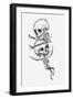 Skeletons, Illustration from "Complainte de L'Oubli et des Morts"-Jules Laforgue-Framed Giclee Print