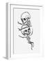 Skeletons, Illustration from "Complainte de L'Oubli et des Morts"-Jules Laforgue-Framed Giclee Print